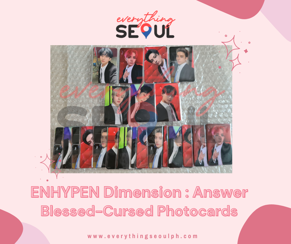 HOLD buy Enhypen Bundle Blessed-Cursed Broadcast Photocard