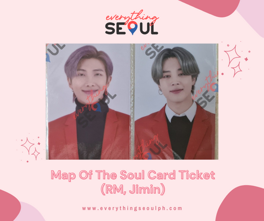 Map Of The Soul Card Ticket
