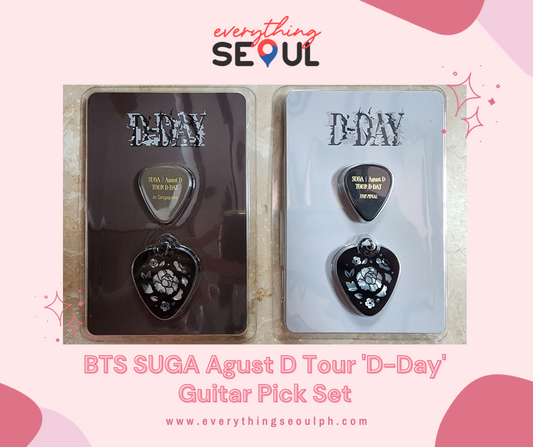 BTS SUGA Agust D Tour 'D-Day' Guitar Pick Set