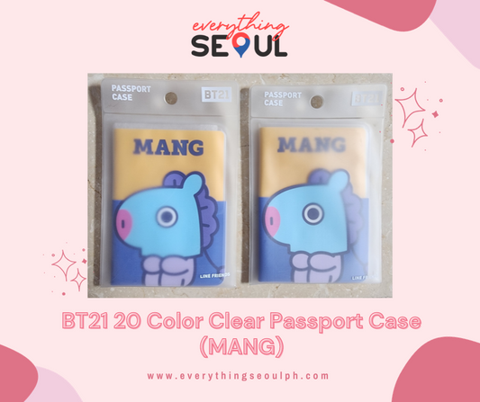 BT21 20 Color Clear Passport Case (MANG)