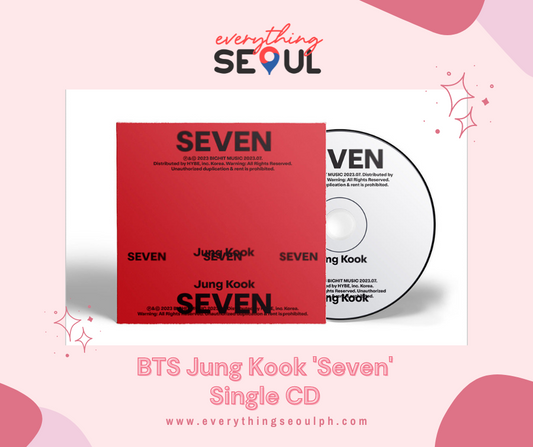BTS Jung Kook 'Seven' Single CD