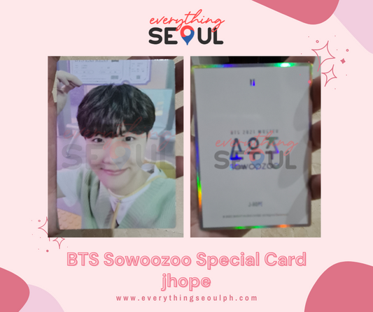 BTS Sowoozoo Mini Photocards (Jhope)
