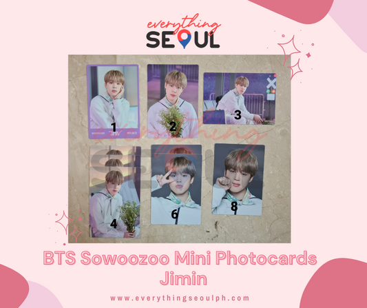 BTS Sowoozoo Mini Photocards (Jimin)