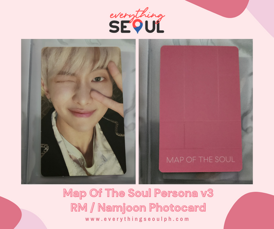 BTS Map Of The Soul Persona v3 RM / Namjoon Photocard