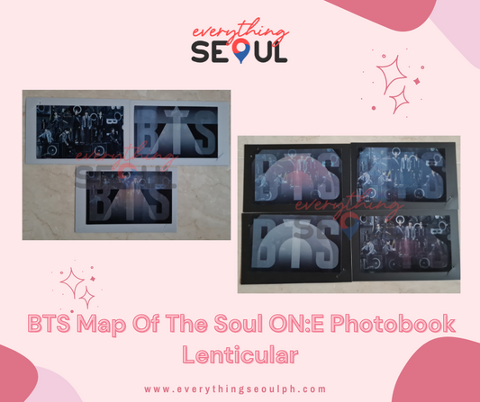 BTS Map Of The Soul ON:E Photobook Lenticular
