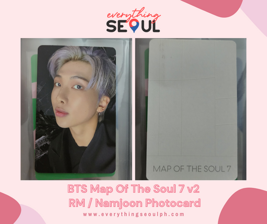 BTS Map Of The Soul 7 v2 RM / Namjoon Photocard