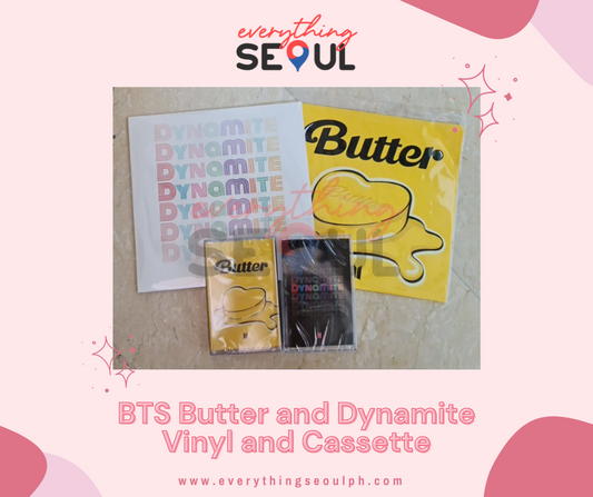 BTS Butter and Dynamite Vinyl and Cassette
