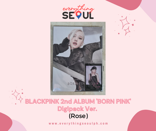 BLACKPINK 2nd ALBUM 'BORN PINK' Digipack Ver. (Rose)