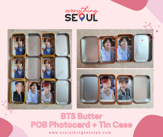 BTS Butter POB Photocard + Tin Case