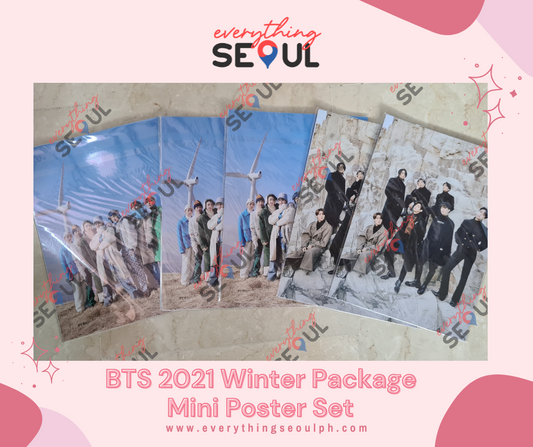 BTS Winter Package Mini Poster Set
