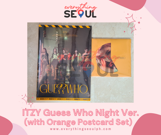 ITZY Guess Who Night Ver. (with Orange Postcard Set)