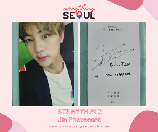 BTS HYYH Pt 2 Jin Photocard