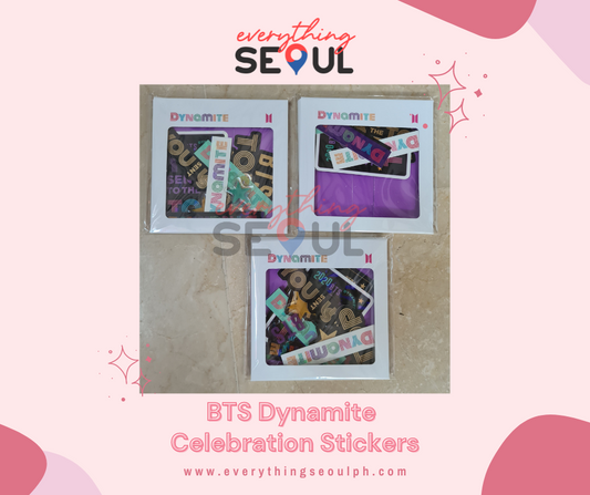 BTS Dynamite Celebration Stickers