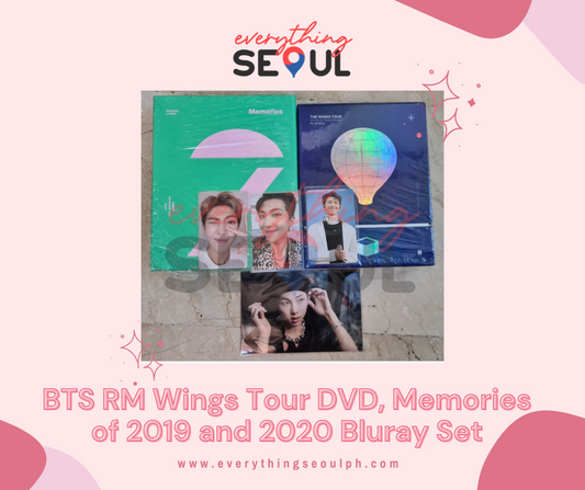 BTS RM Wings Tour DVD, Memories of 2019 and 2020 Bluray Set
