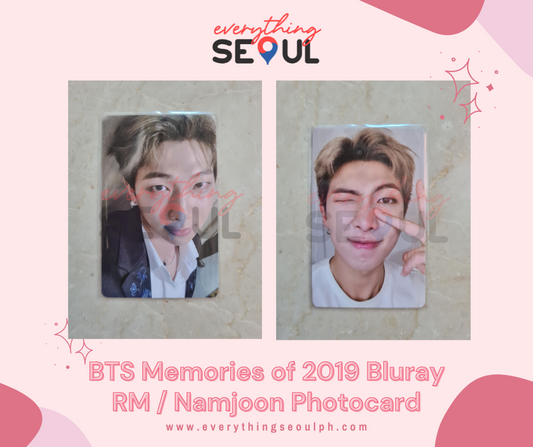 BTS Memories of 2019 Bluray RM / Namjoon Photocard