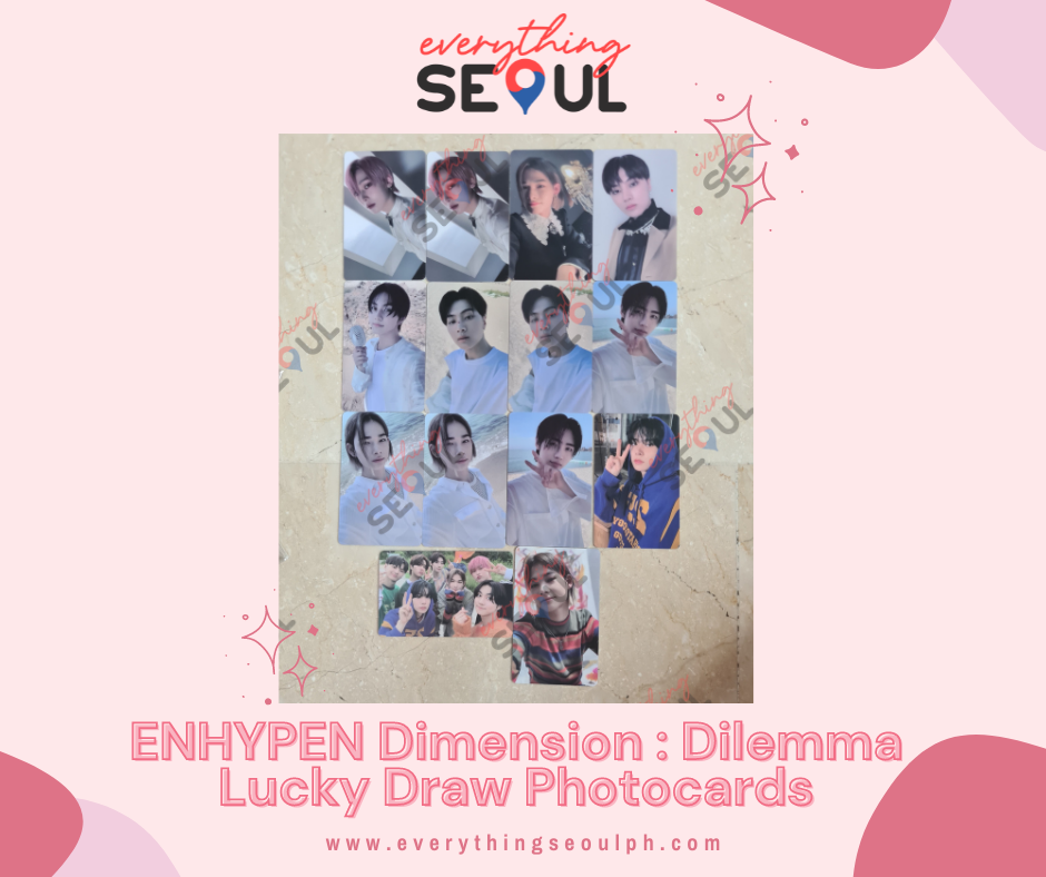 ENHYPEN Dimension : Dilemma Lucky Draw Photocards