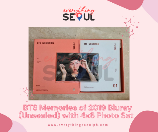 BTS Memories of 2019 Bluray (Unsealed) with 4x6 Photo Set
