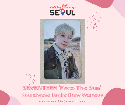 SEVENTEEN 4th Album 'Face The Sun' Soundwave Lucky Draw Photocards