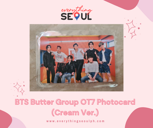 BTS Butter Group OT7 Photocard (Cream Ver.)