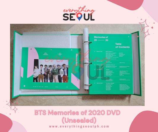 BTS Memories of 2020 DVD (Unsealed)