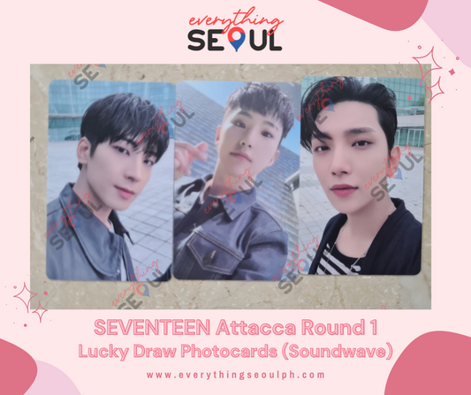SEVENTEEN Attacca Round 1 Lucky Draw Photocards (Soundwave)