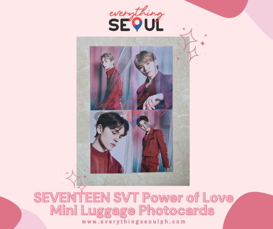 SEVENTEEN SVT Power of Love Mini Luggage Photocards