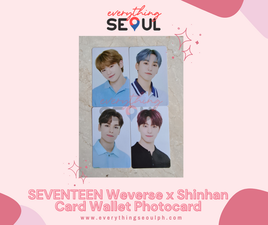 SEVENTEEN Weverse x Shinhan Card Wallet Photocard
