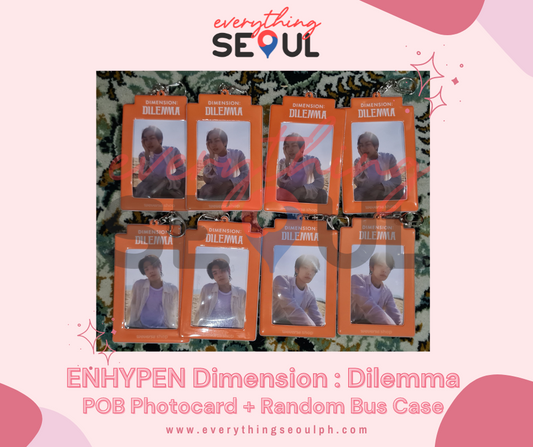 ENHYPEN Dimension : Dilemma Weverse POB Photocard + Random Bus Case