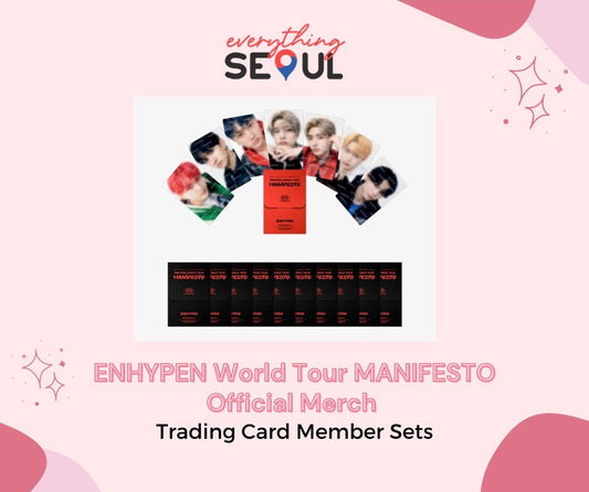 ENHYPEN MANIFESTO World Tour Trading Cards Member Set